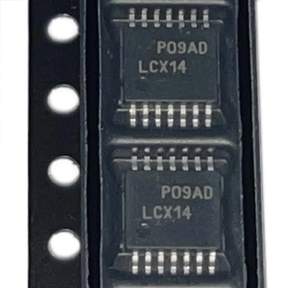 10 PCS 74LCX14MTCX TSSOP-14 74LCX14 LCX14 Low Voltage Hex Inverter IC Chip